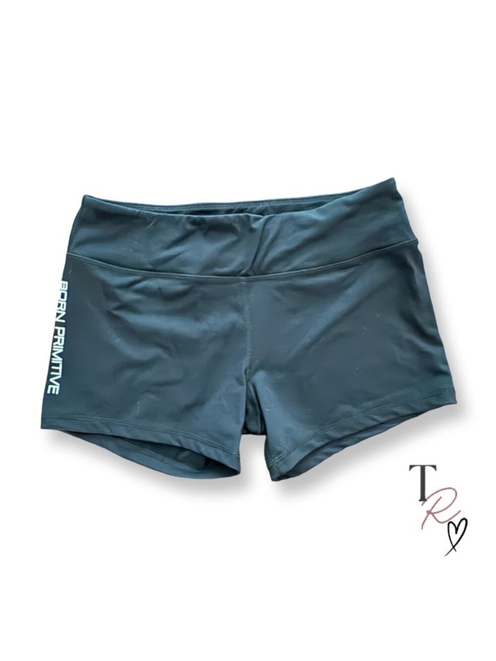Born Primitive Compression Booty CrossFit Gym Shorts in Black Size Medium